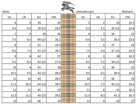 burberry men shoes size 13|Burberry women's size chart.